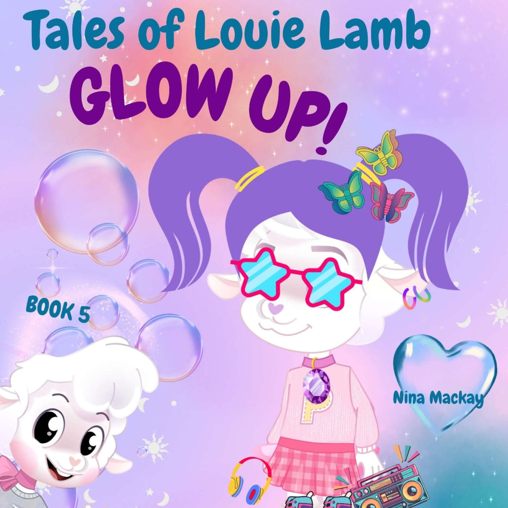 Louie and Pickles, two adventurous lambs, have makeovers that radiate sparkle and self-expression. Both lambies become joyful, embracing their glow-ups with pride.