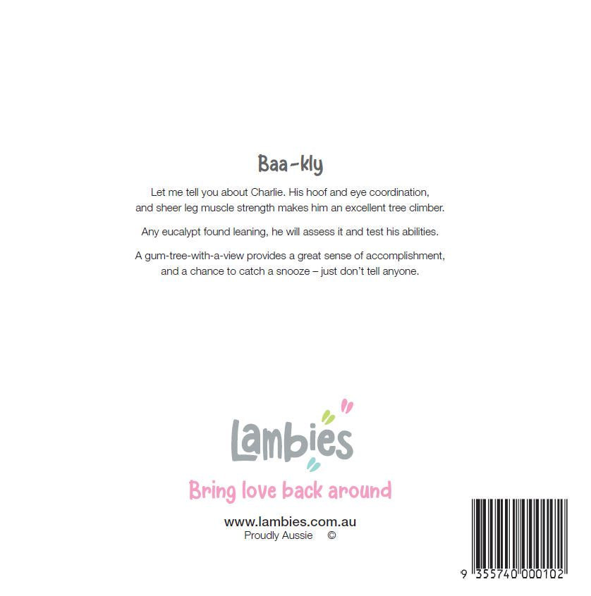Lambies - Charlie (Baa-kly) - Pack of Ten Cards - Lambies